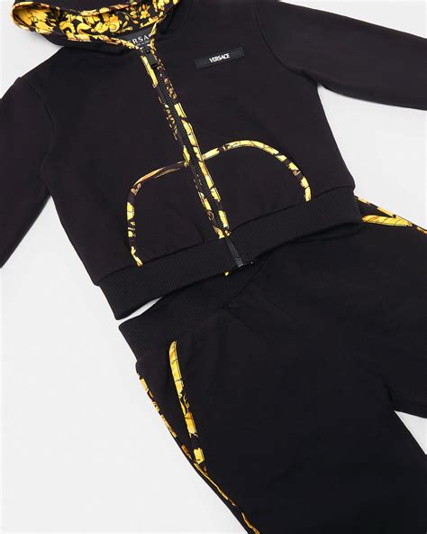 baby boy versace tracksuit|Versace Kids Barocco Baby Tracksuit Set for Baby .